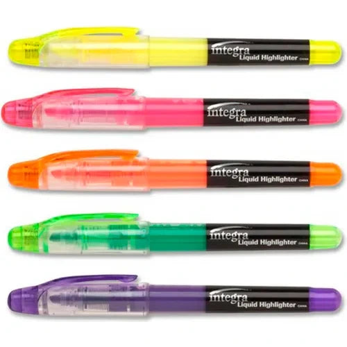 INTEGRA Integra ITA30000 Liquid Highlighter 5/Set