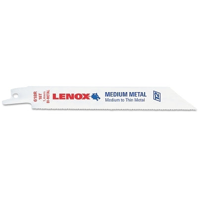 Lenox 20564614R Bi-Metal Reciprocating Saw Blade 6 in Length 3/4 in Width 0.035 in Thickness