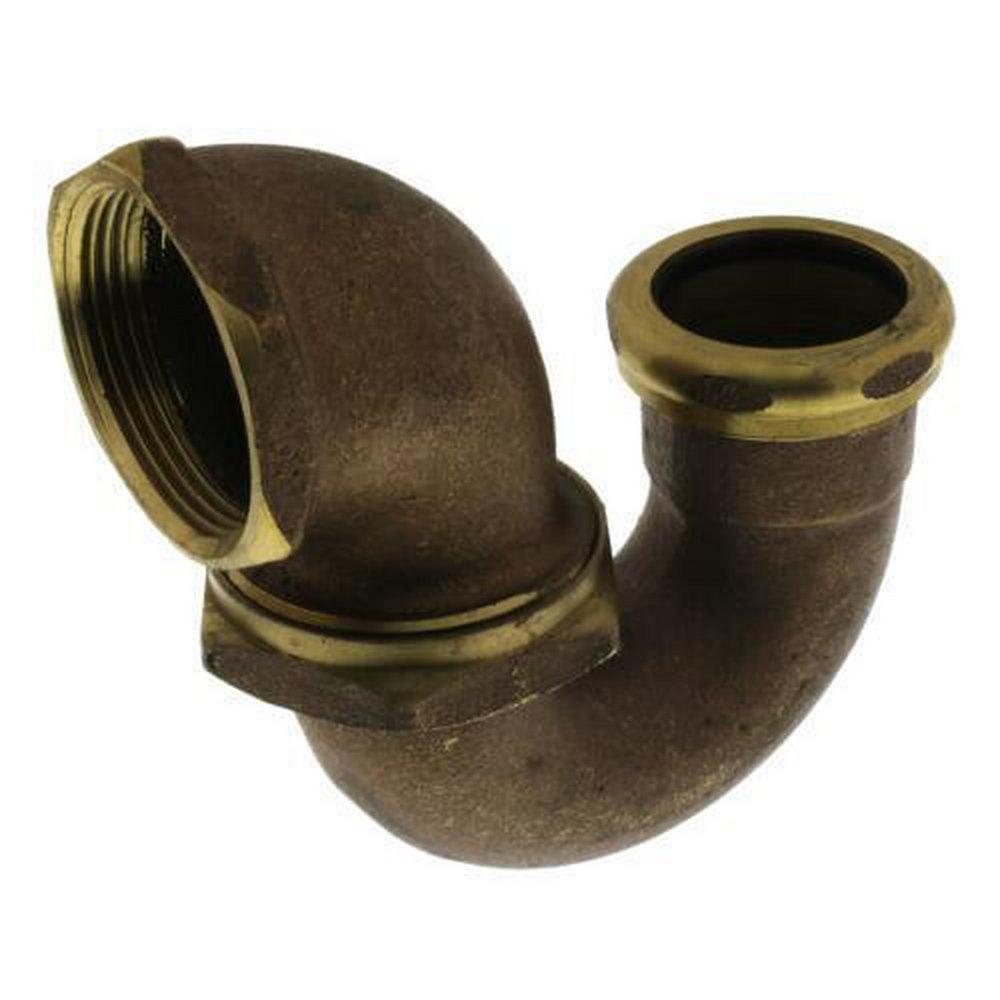 Everflow 21317 1-1/2 in. Pattern Trap in Rough Brass