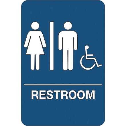 BSC PREFERRED Bsc Preferred SN109 Ada Compliant Sign Abs Plastic