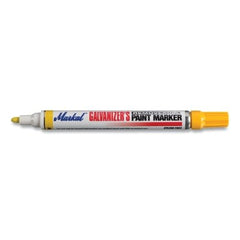 Markal 28786 Galvanizer's Removable Paint Marker Yellow Medium Tip Bullet