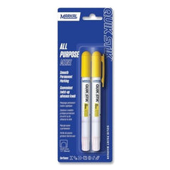 Markal 61068 Quik Stik All Purpose Solid Paint Marker Yellow 1 Count Carded