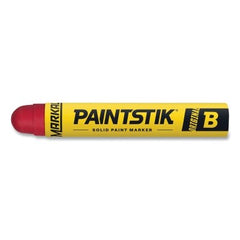 Markal 80222 Paintstik Solid Paint Marker Red 12 Pack