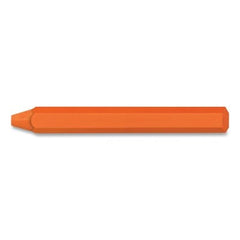 Markal 82336 Scan-It Plus Medium Lumber and Timber Crayon 11/16 Round 4-5/8 Length Orange Sherbet Pack of 12