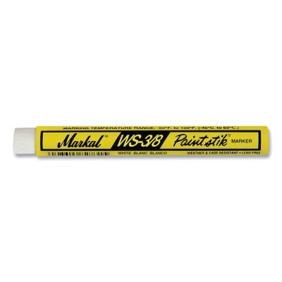 Markal 82420 WS Paintstik Marker 3/8 in x 4.25 in L White