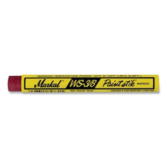 Markal 82422 WS Paintstik Marker Red 3/8 inch x 4.25 inch