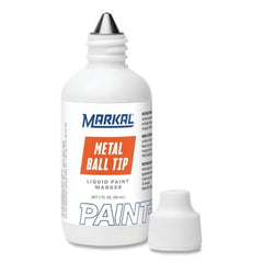 MARKAL 84624 Ball Paint Marker Non-Drip Paint Orange 1/8 in Tip