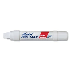 Markal 90900 Pro Max Paint Marker White Jumbo Chisel Tip