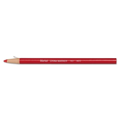 Markal 96012 China Marker Red Paper-Wrapped Grease Pencil