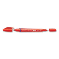 Markal 96282 Dura-Ink Dual Tip Red 0.7 mm and 1 mm Tip