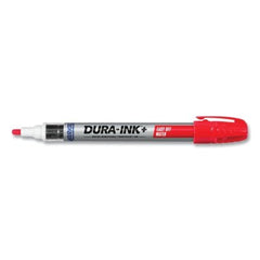 Markal 96312 Dura-Ink+ Easy Off Detergent Marker Red Permanent Ink Marker