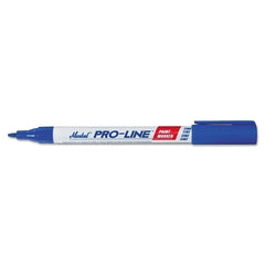 Markal 96875 Pro-Line Paint Marker Fine Blue - 1/16 Inch Tip