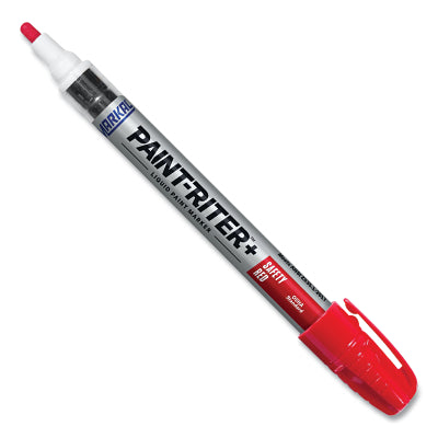 Markal 97272 Paint-Riter+ Safety Colors Paint Marker Red 1/8 in Tip Medium Tip