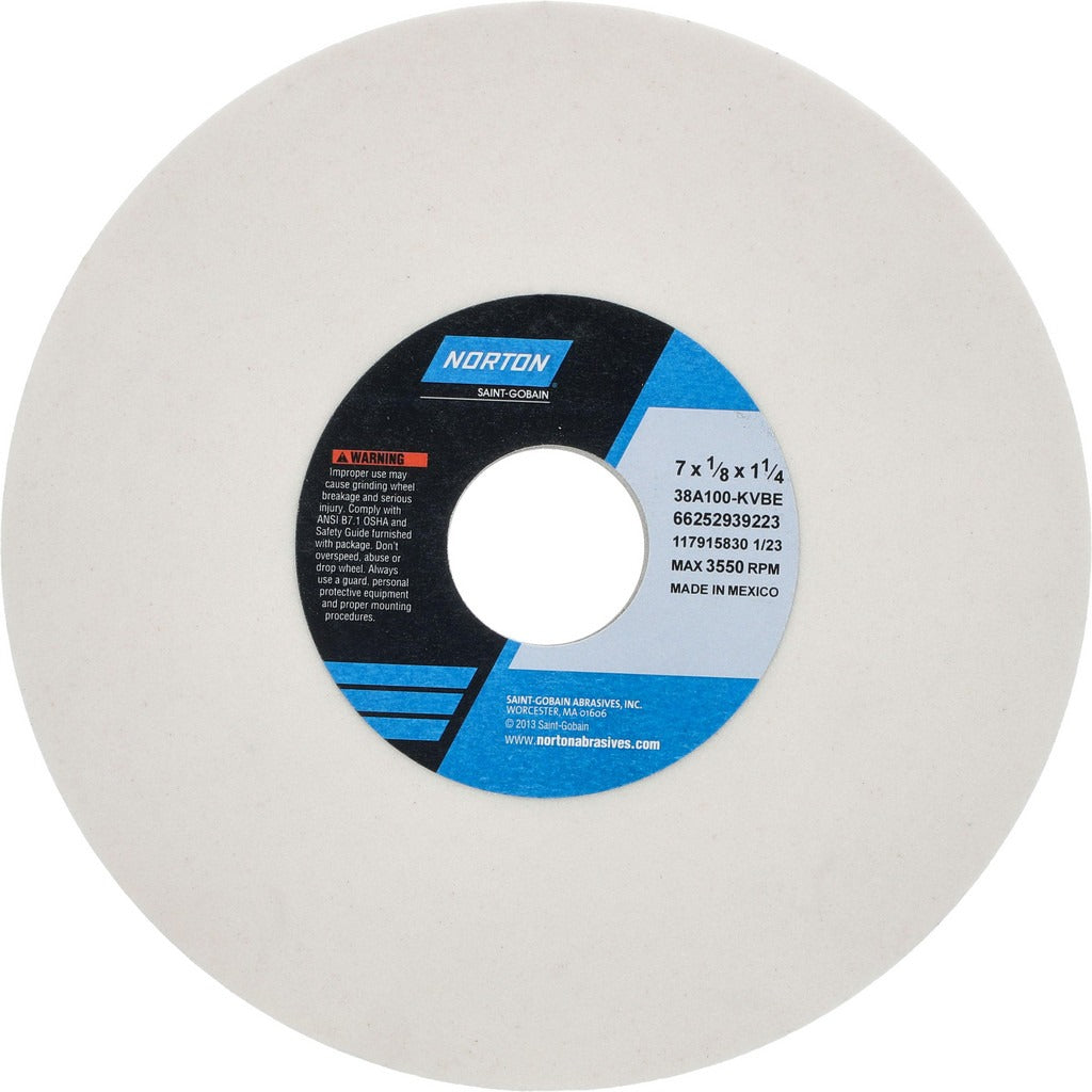 NORTON Norton 66252939223 Surface Grinding Wheel 7in 100 Grit