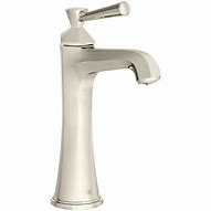 DXV American Standard D35160152.150 Fitzgerald Monoblock Vessel Single Handle Faucet Platinum Nickel