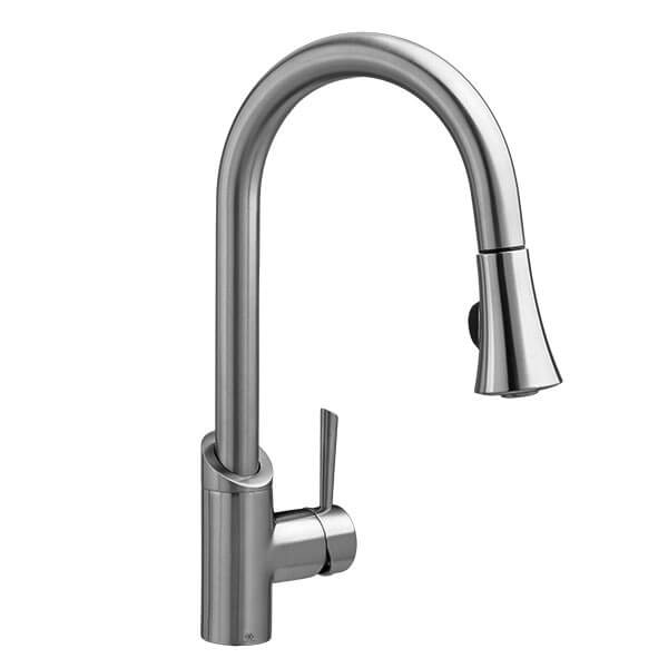 American Standard D35403300.355 Fresno Pull Down Faucet Ultra Steel