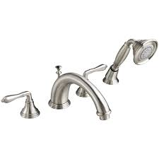 DXV AMERICAN STANDARD D3510190C.144 Ashbee Deck Mounted Roman Tub Filler with Built In Diverter and Hand Shower