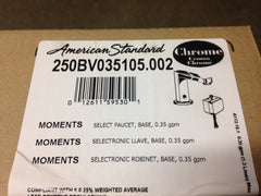 American Standard 250BV035105.002 Moments Select Base Model 0.35 GPM Chrome