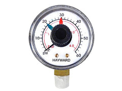 Hayward SP0715X62 Pro-Series Vari-Flo Control Valve with Gauge, 2 inches Side Mount