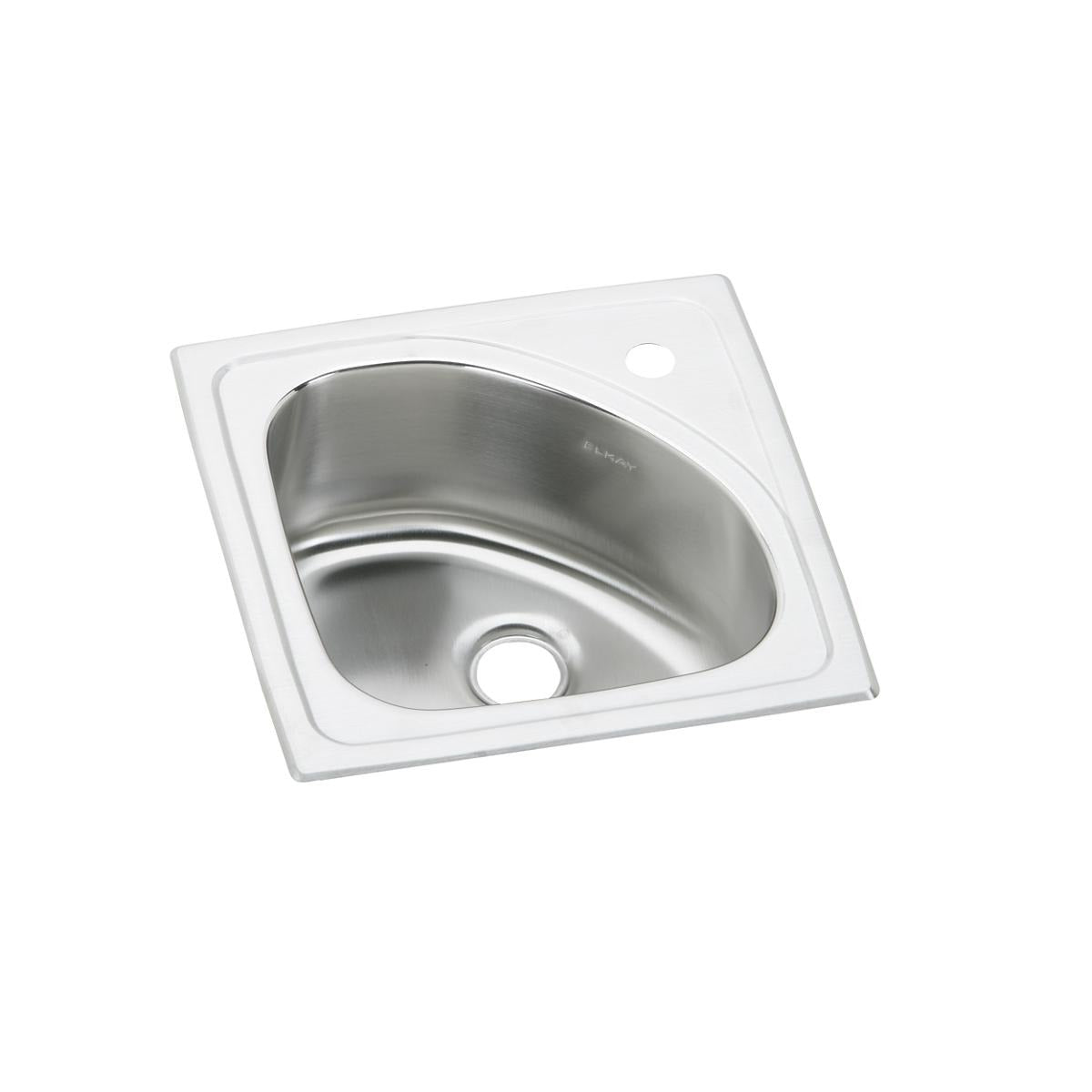 BSC PREFERRED Bsc Preferred BLGR15151 Stainless Steel Bar Sink 15x15