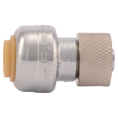 SharkBite U3523LF 1/4 x 3/8 in. Push x OD Compression Brass Valve Connector