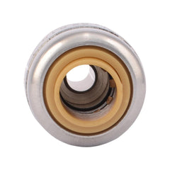 SharkBite U3523LF 1/4 x 3/8 in. Push x OD Compression Brass Valve Connector