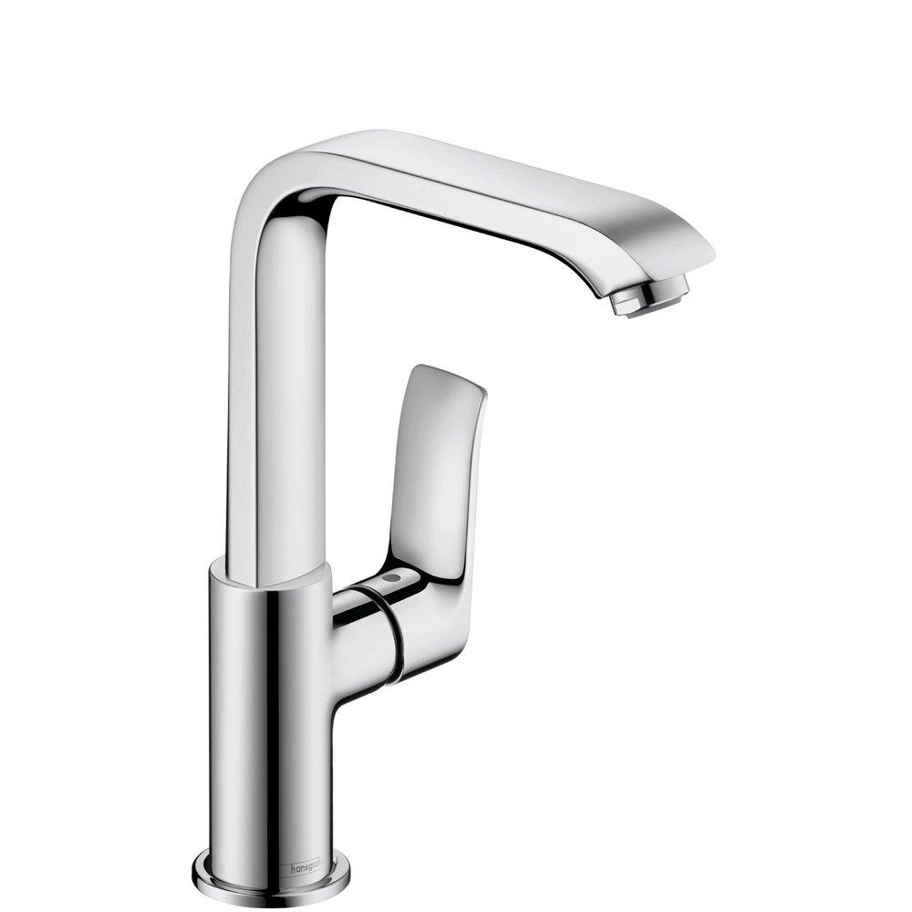 Hansgrohe 31087001 Metris Single Handle Vessel Filler Bathroom Sink Faucet 1.2 GPM Polished Chrome