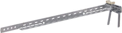 Holdrite 170-251 3/8 - 1 x 18 in. Galvanized Steel Bracket and Clamp (Box of 50, Box of 100)