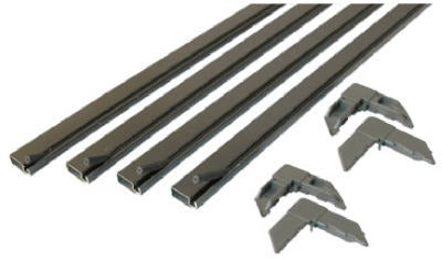 PRIME-LINE Prime Line Products Pl 7808 Screen Frame Kit 60x60 Bronze