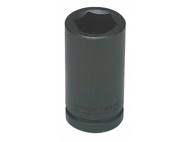 WRIGHT TOOL Wright Tool 6936 1-1/8 in 3/4 in Drive 6-Point Deep Impact Socket