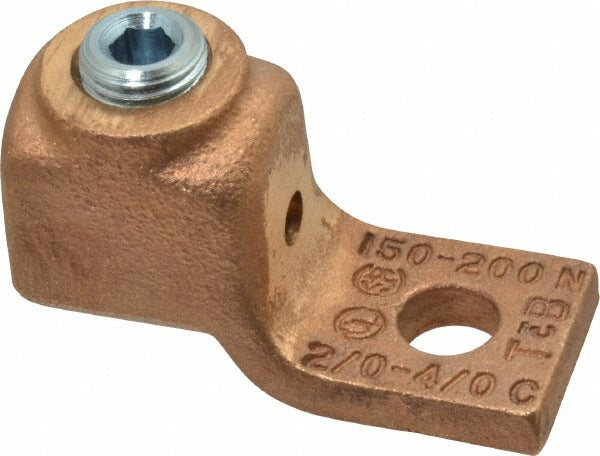 THOMAS & BETTS Thomas Betts 31011 Square Ring Terminal 2/0 to 4/0 Awg Compression