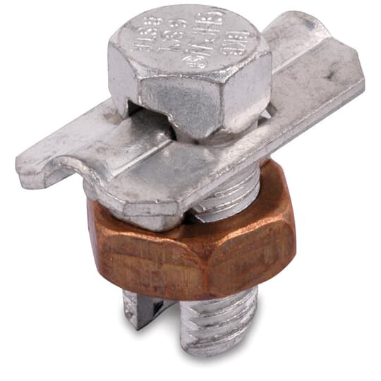 ABB 2HPW Blackburn 2HPW Copper-Alloy Split Bolt Connector with Spacer and Washer 2-8 Sol