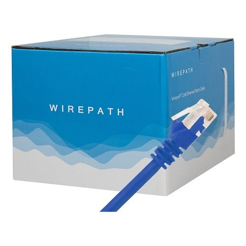 WIREPATH Wirepath WP-C6PC-BOX25-3-BLU Cat6 Patch Cable 3ft Blue 25pk