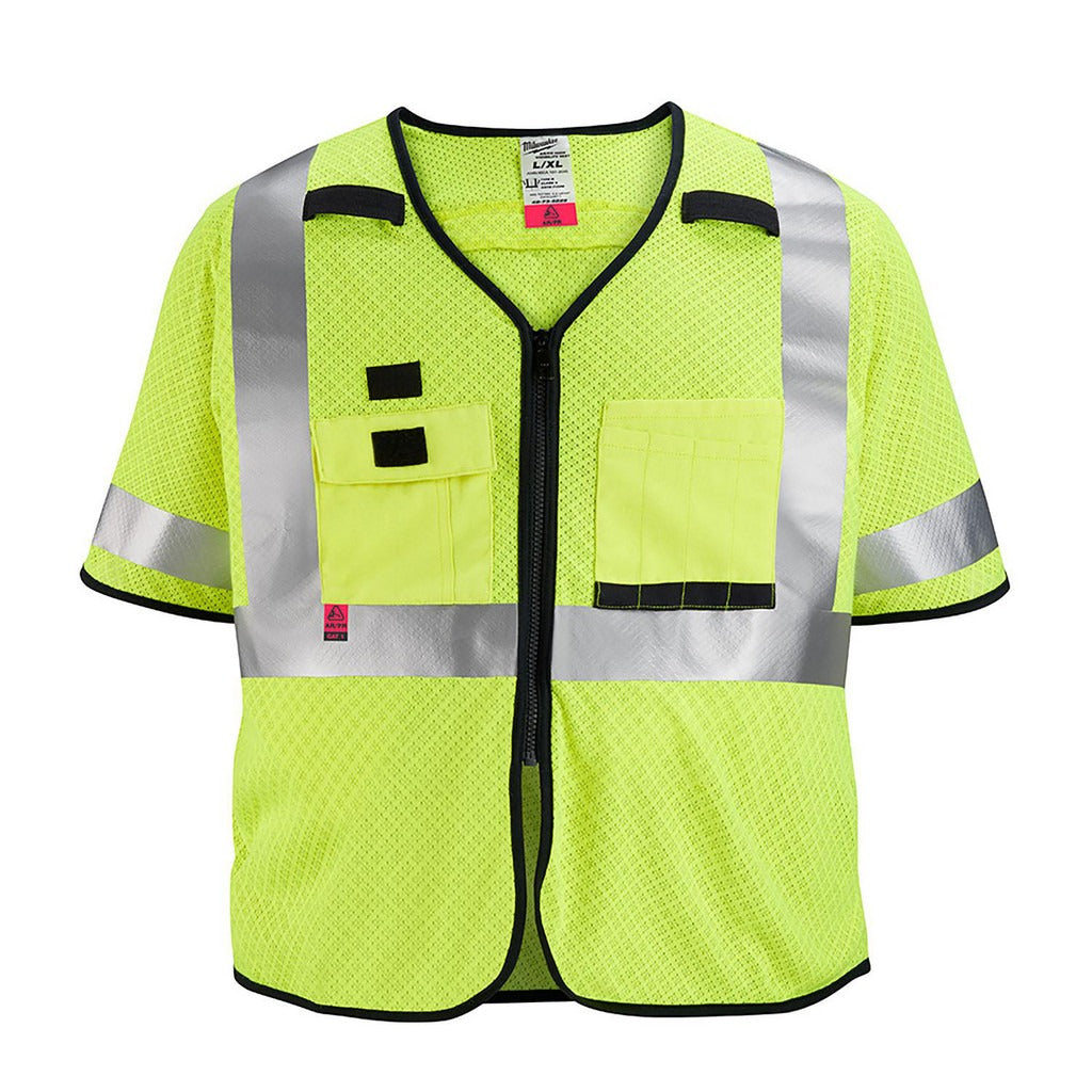 MILWAUKEE Milwaukee Tool 48-73-5221 High Visibility Vest Class 3 Sm