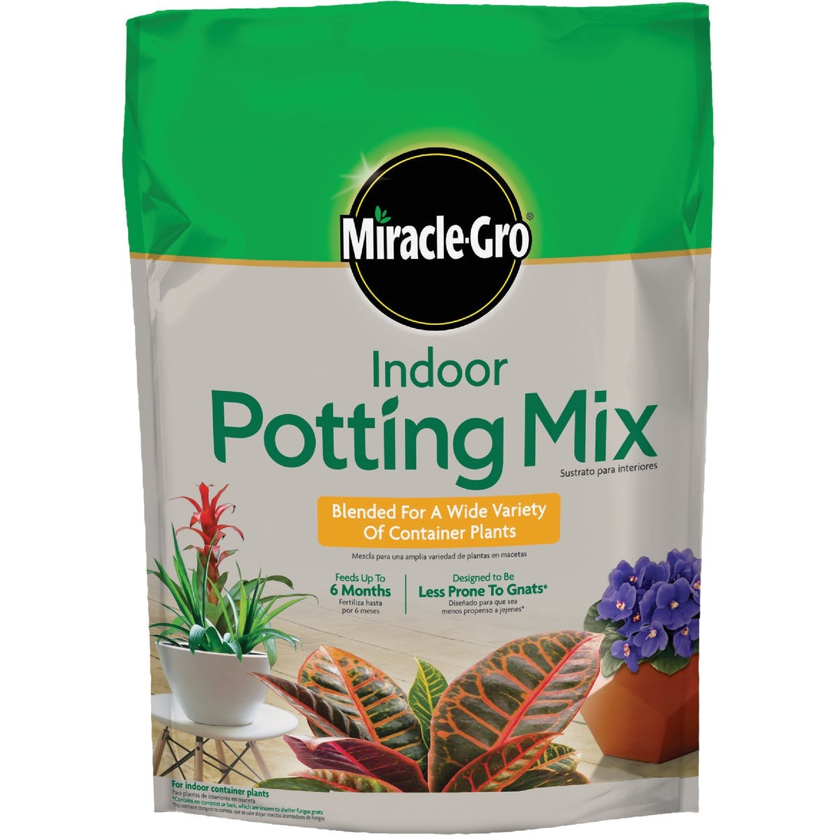 MIRACLE-GRO Miracle-gro 72776891 Indoor Potting Mix 6 Qt