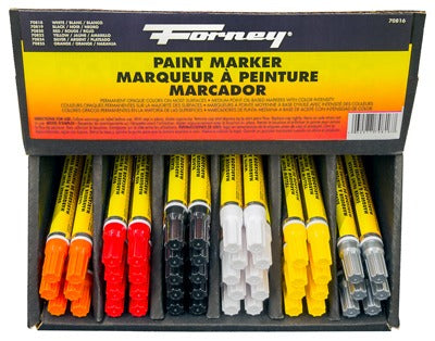 FORNEY Forney Industries 70816 Paint Marker Display 48 Piece