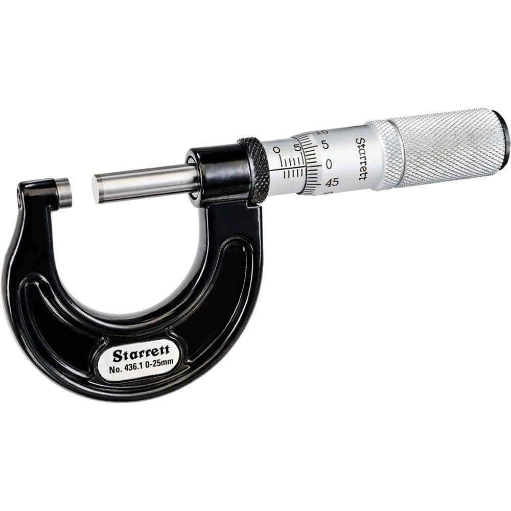 STARRETT Starrett 68050 Mechanical Outside Micrometer 0.01 in