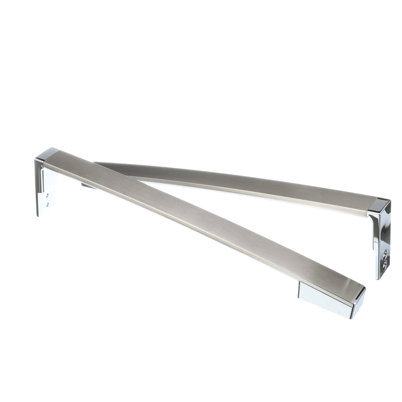 GE APPLIANCES Ge Appliances WR12X34550 Stainless handles with hardware (1 x 2 x 17 inches) WR12X34550