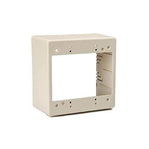 HELLERMANN TYTON Hellermanntyton TSRI-JBD Double Gang Junction Box Ivory