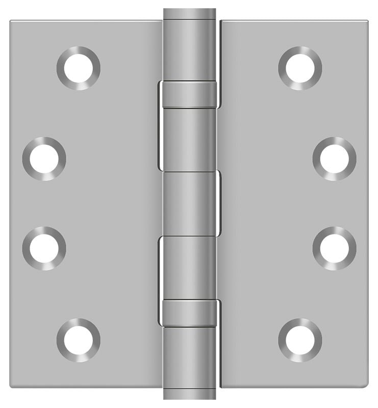 DELTANA Deltana SS44BU32D Square Hinge 4x4 Satin Stainless Steel
