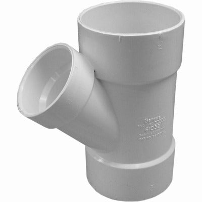 CHARLOTTE PIPE Charlotte Pipe Pvc 01601 0800HA Dwv Sch 30 Reducing Wye