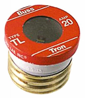 BUSSMANN Cooper Bussmann TL-20PK4 Type Tl Plug Fuse 20A 4 Pack