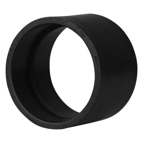 Charlotte Pipe ABS001000800 Plastic Pipe Coupling, ABS, 2 inch x 2 inch, Hub x Hub, Schedule 40