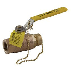 Apollo Valves 70105HC 70-100 Series 1 x 3/4 in. PTFE Bronze Standard Port Threaded x NPSH 600# Ball Valve