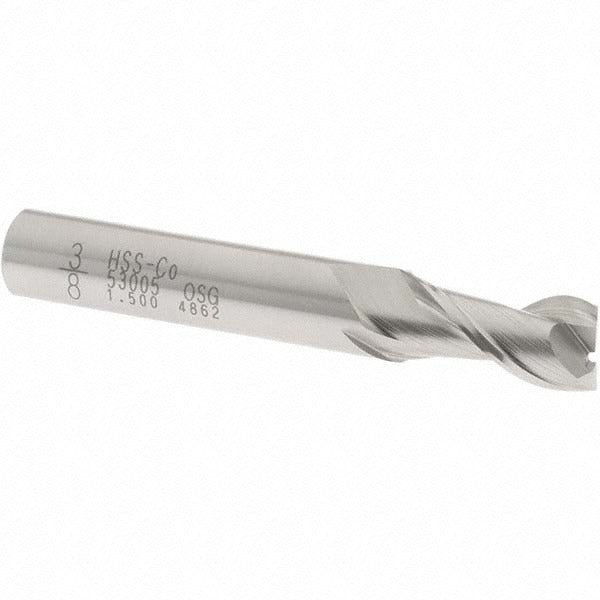 OSG Osg 5300500 Square End Mill 3/8 in 2 Flute Cobalt