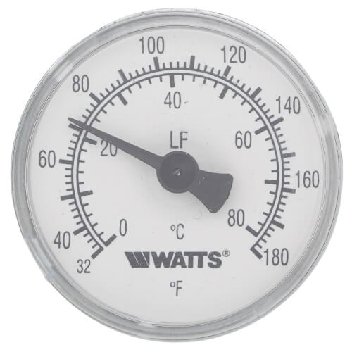WATTS Watts W-0121666 Bimetal Thermometer 1.5 in Dial Lead Free