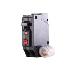 GE THQL2140GFT2 THQL GFCI Circuit Breaker, 120/240 VAC, 40 Amp, 2 Pole