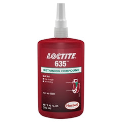 Loctite 135517 635 Retaining Compound High Strength Slow Cure 250 mL Bottle