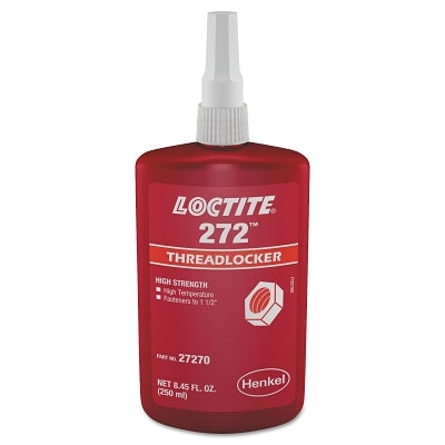 Loctite 195542 272 Threadlocker High Temp High Strength 250 mL Up to 1-1/2 in Thread Red