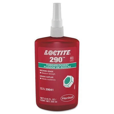 Loctite 135393 290 Medium-Strength Wicking Grade Threadlocker 250 mL Green